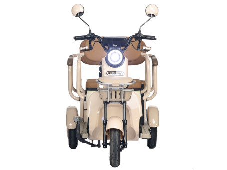 Трицикл электрический Rutrike Gelbert Atlas (48V/60V, 600 Вт, бежевый) (0000140-3023)