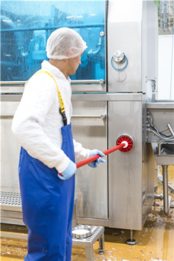 Щетка Vikan (для мясорубок, d135мм, красный)