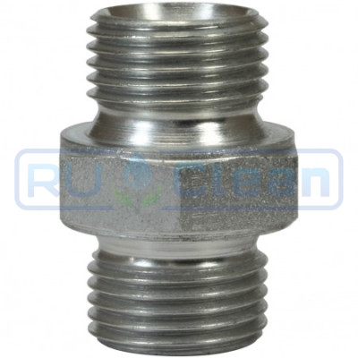 Переходник 1/2"ш-1/2"ш (500бар, оцинк) R+M
