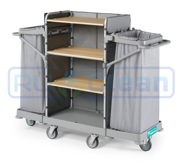 Тележка для отелей TTS GREEN HOTEL 905 (4 полки, колеса d150мм)