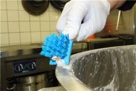 Щетка для чистки деталей Vikan (150мм, синий)