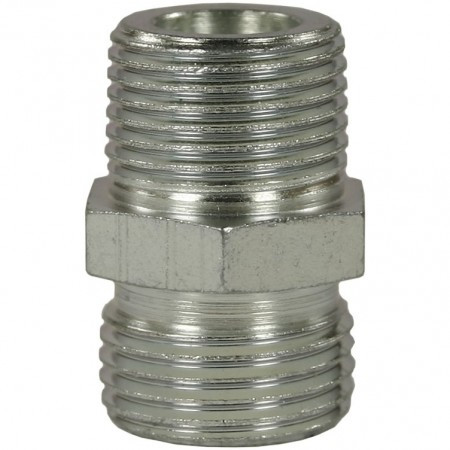 Переходник М22х1.5ш-1/2"ш (250бар, оцинк, д/развальц.) R+M