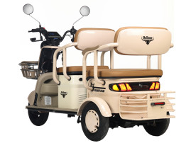 Трицикл электрический Rutrike Gelbert Atlas (48V/60V, 600 Вт, красный)
