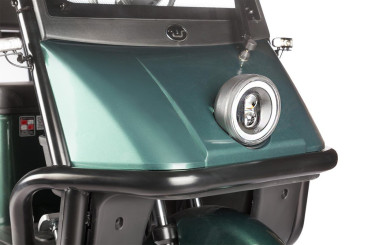 Трицикл электрический Wanshida NIPLA 500 60V 1000Вт (черно-белый)