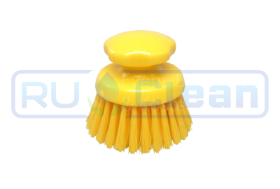Щетка ручная кругла FBK (D125мм, жесткая, желтый)