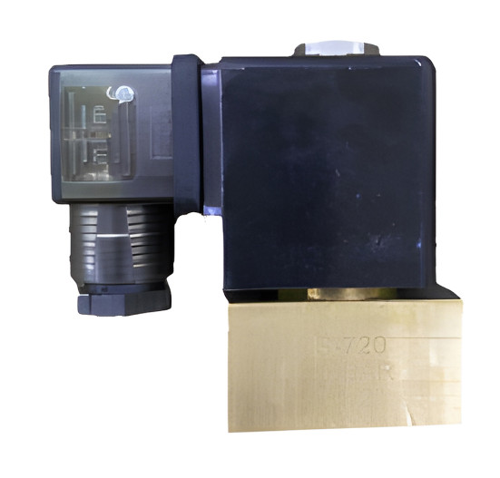 Клапан электромагнитный (10-16бар, 1/2"г-г, норм.закр, латунь, 24В) TOR