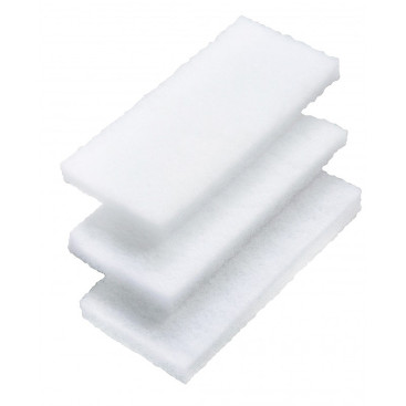 Пад абразивный Haug Bursten (260х120х25мм, мягкий, белый)