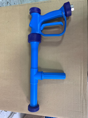 Пистолет пищевой с удлинителем PA RB65 (1/2"г-рег.форс, 24бар, 60л/мин, синий)