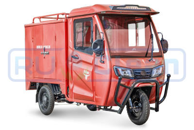 Трицикл электрический Rutrike КАРГО Кабина Дуал (красный)