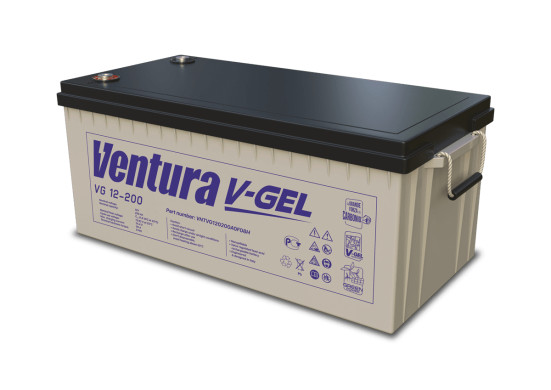 Тяговый аккумулятор Ventura VG 12-200 (12В, 200Ач, GEL)