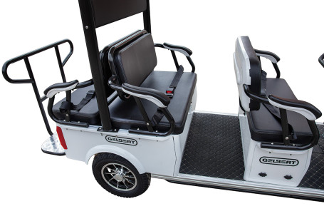 Гольф-кар мини Gelbert Fact (60V, 1200Вт, белый) (0000277-2917)