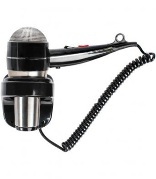 Фен настенный Nofer 02058.S (1800Вт, антивандальный, черный/матовый)