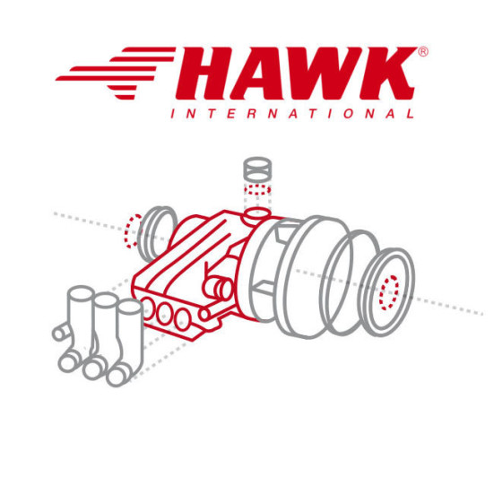 Ремкомплект поршня регулятора давления HAWK