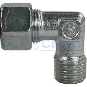 Переходник угловой, 1/2 внут-3/8внеш, оцинк сталь R+M 58320