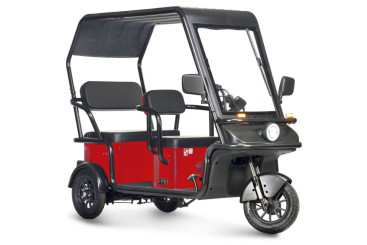 Трицикл электрический Wanshida NIPLA 570 (60V, 1000W, красный)