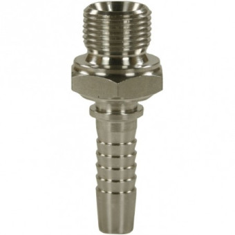 Фитинг высокого давления BSP (DN12, 1/2ш, нерж) RC-RF