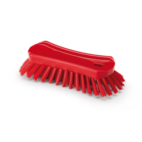 Щетка-скраб IGEAX ручная (230мм, жесткая, красный)