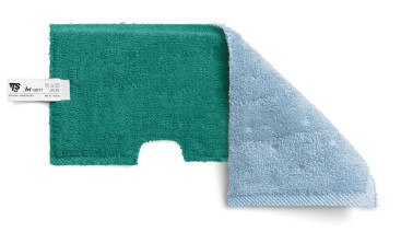 Моп двусторонний TTS Tri Wet 1 (46х19.5см, полиэстер, зеленый/синий)