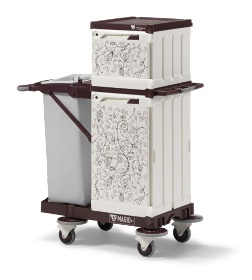 Тележка TTS MagicArt 06 Safety (2 отделения, рисунок ANTHEA, держ. мешка)