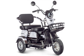 Трицикл электрический Rutrike Бумеранг (белый)