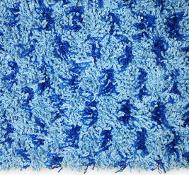 Моп с держателями TTS Microsafe (40х13см, микроволокно, голубой)