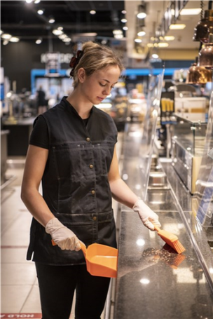 Совок Vikan (295мм, оранжевый)