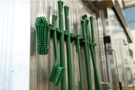 Ручка ультра гигиеническая Vikan (d32мм, 100см, зеленый)