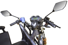 Трицикл электрический Rutrike Дукат 1500 60V1000W (черный матовый)