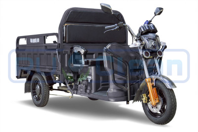 Трицикл электрический Rutrike Дукат 1500 60V1000W (черный матовый)