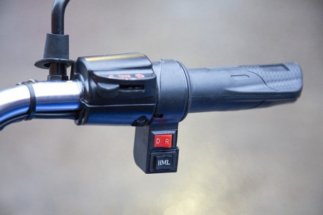 Трицикл электрический Rutrike Вояж К 1300 (темно-синий)