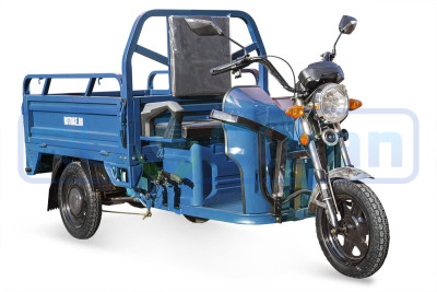 Трицикл электрический Rutrike Вояж К 1300 (темно-синий)