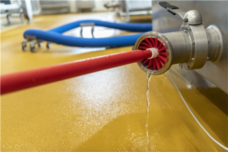 Ручка ультра гигиеническая Vikan (d32мм, 100см, красный)