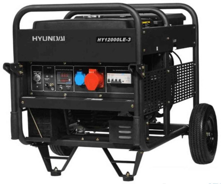 Генератор бензиновый Hyundai HY 12000LE-3