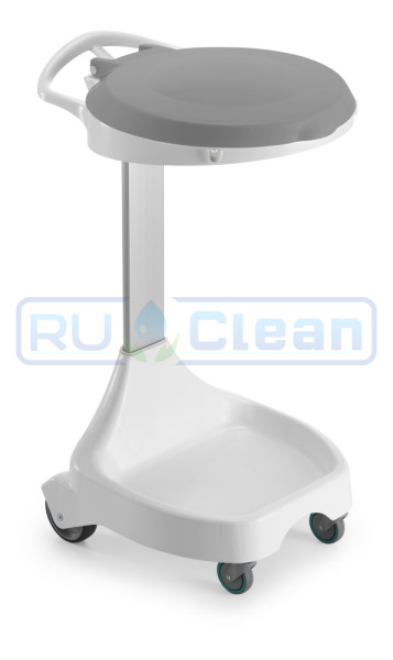 Держатель мешка TTS Smile E-10 (колеса, крышка серая, серый)