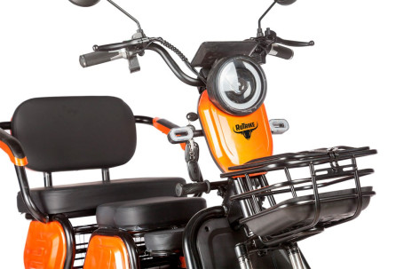 Трицикл электрический Rutrike Бумеранг (золотистый) (022656-3243)