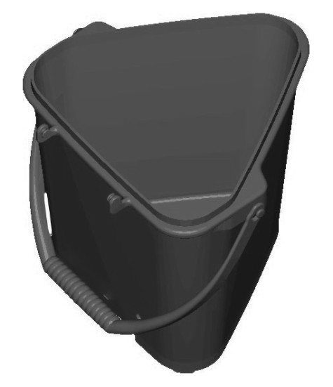 Ведро пищевое Schavon (20л, черный)