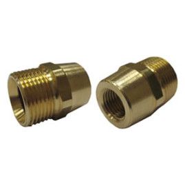 Переходник М22х1.5ш-1/4"г (400бар, лат) R+M