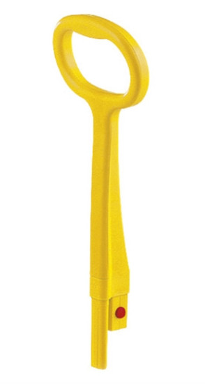Ручка TTS боковая (полипропилен, желтый)
