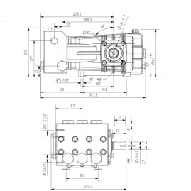 Насос высокого давления TITAN FCL5020 (200бар, 50л/мин)