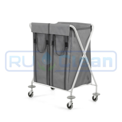 Тележка TTS Dust TITAN (окраш, складная, с мешками 2х100 л)