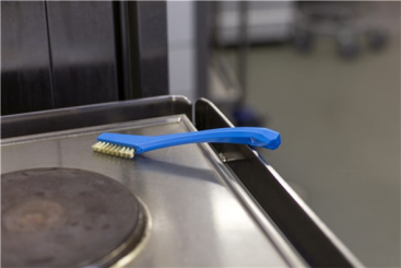 Щетка для чистки деталей Vikan термостойкая (205мм, синий)