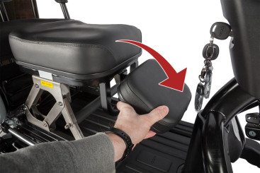 Трицикл электрический Wanshida UN MOTO 60V 650Вт (черно-синий)