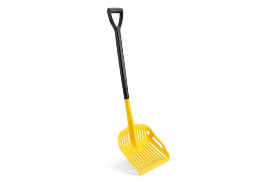 Лопата IGEAX (1100мм, перфорированная, желтый)