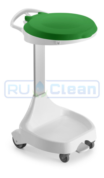 Держатель мешка TTS Smile E-20 (педаль, колеса, зеленая крышка)