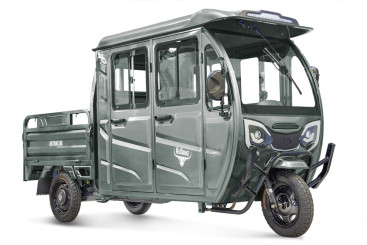 Трицикл электрический Rutrike Рейс 1300 60V1200W (серый)
