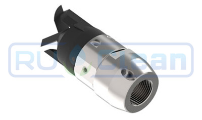 Форсунка каналопромывочная SNKH (20, 300бар, 1/2"г, 3-M6х6, 6-M6х6, вращ) Tecomec