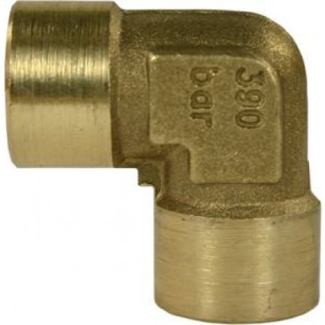 Переходник угловой 3/8"г-3/8"г (350бар, латунь) PA