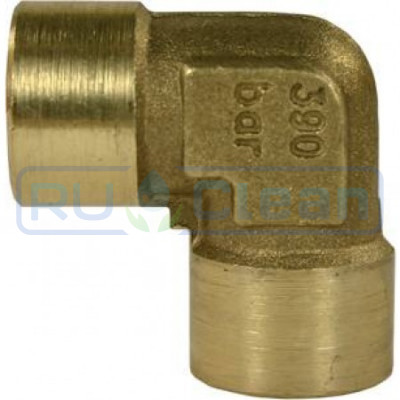 Переходник угловой 3/8"г-3/8"г (350бар, латунь) PA