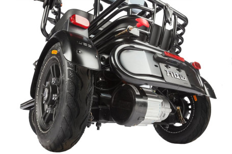 Трицикл электрический Wanshida UN MOTO 60V 650Вт (черно-красный)
