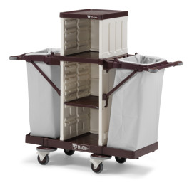 Тележка TTS MagicArt 07 (2 отделения, без дверей, 2 держ. мешка, белый)